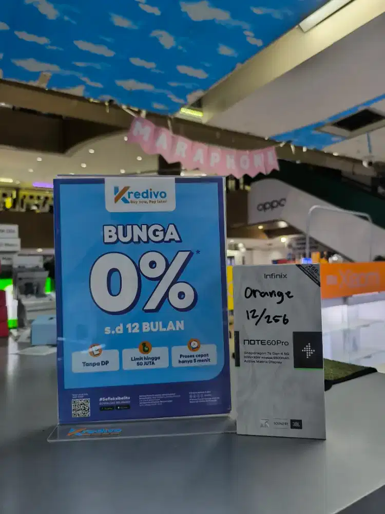 INFINIX NOTE 60 PRO PROMO CICILAN BUNGA 0% BY KREDIVO