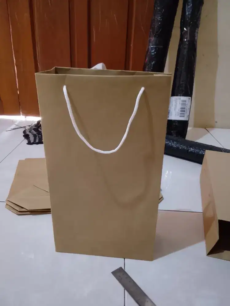 Jual Paper Bag Coklat Polos Grosir / Ecer