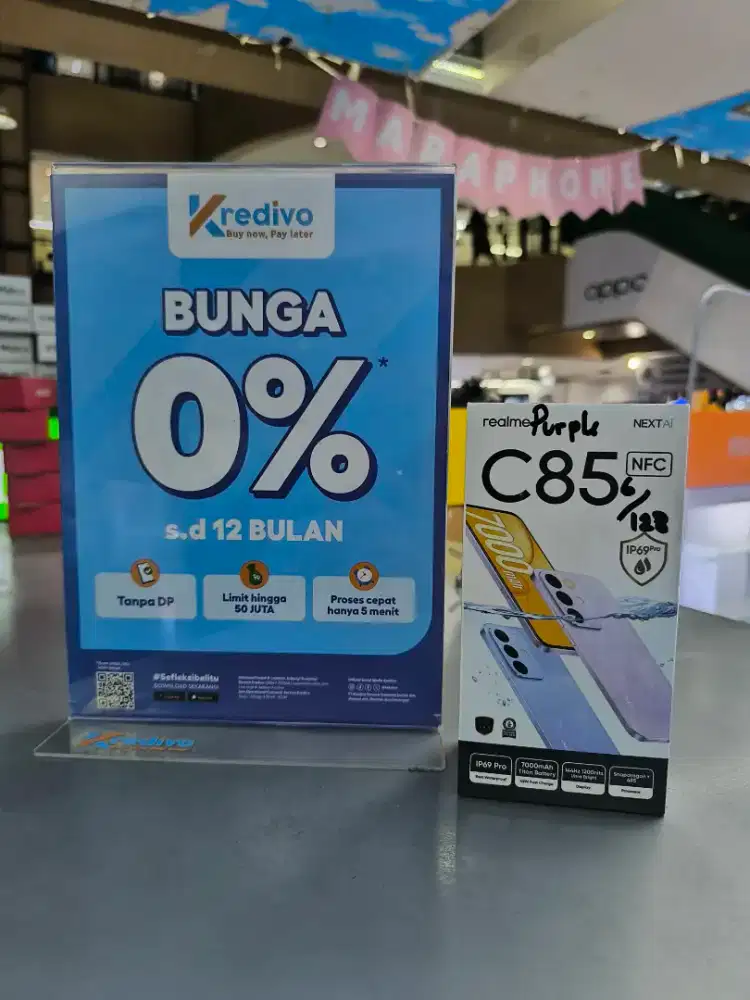 REALME C85 PROMO CICILAN BUNGA 0% BY KREDIVO