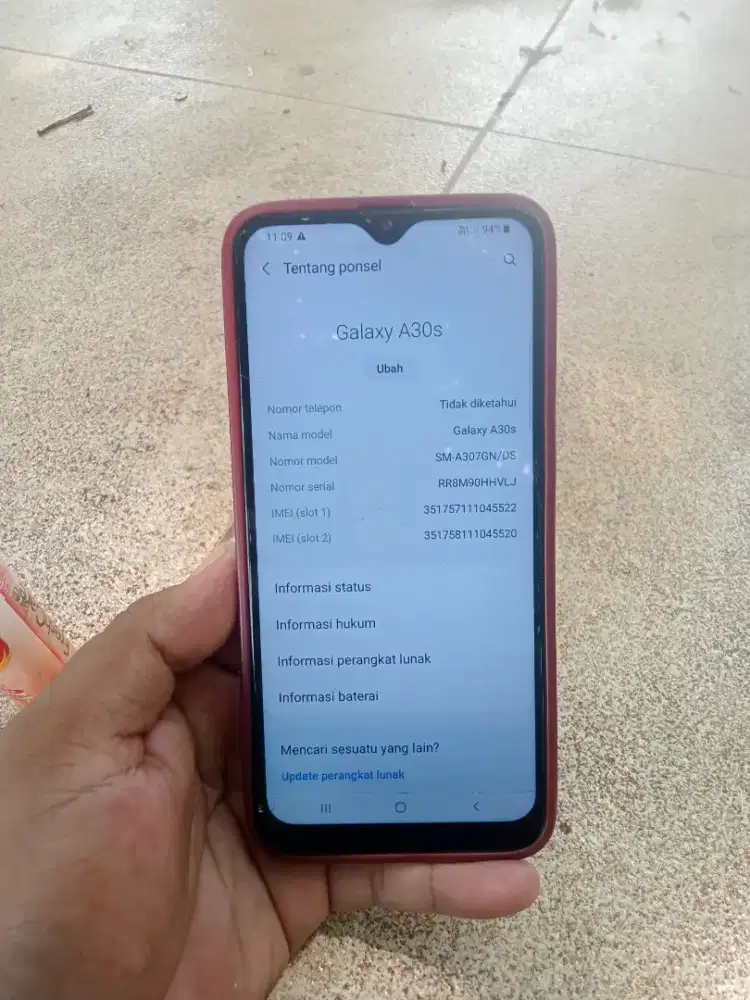 Di  jual nih gan hp Samsung A30S ram 4gb