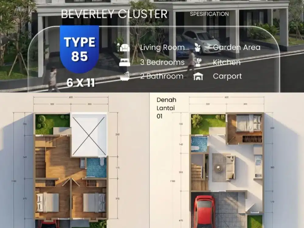 RUMAH 2 LANTAI DI KLATEN DEKAT PEMDA