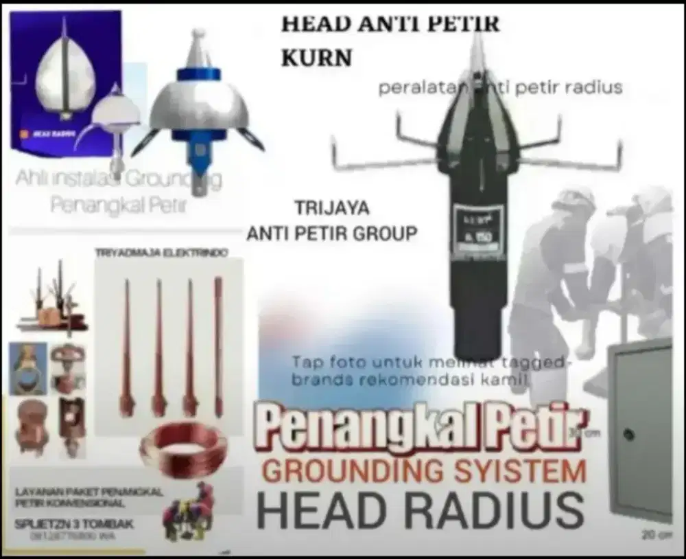 Tukang ahli jasa pasang penangkal petir dan grounding mesin
