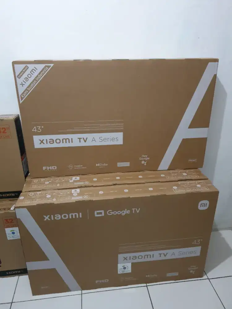 XIAOMI GoogleTV Android 43 inch. Baru, bisa COD & disettingkan