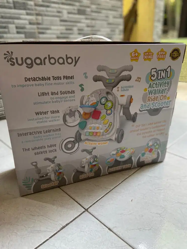 Sugarbaby 5 in 1 baby walker BARU