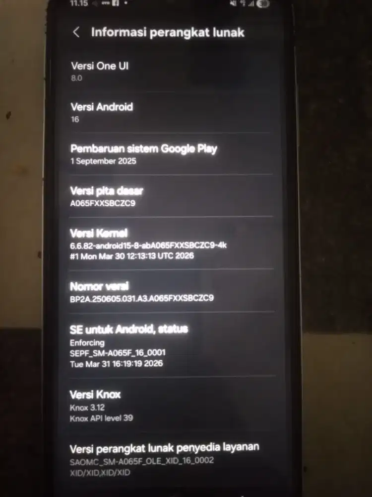 Hp samsung A06 ram 6/128 hp casan
