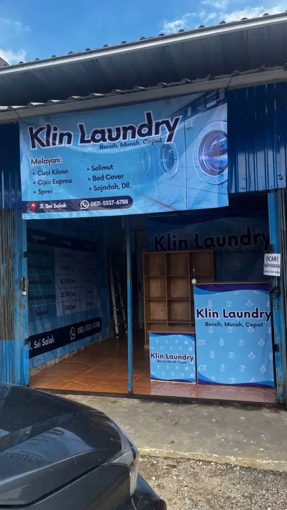 Dicari penjaga laundry