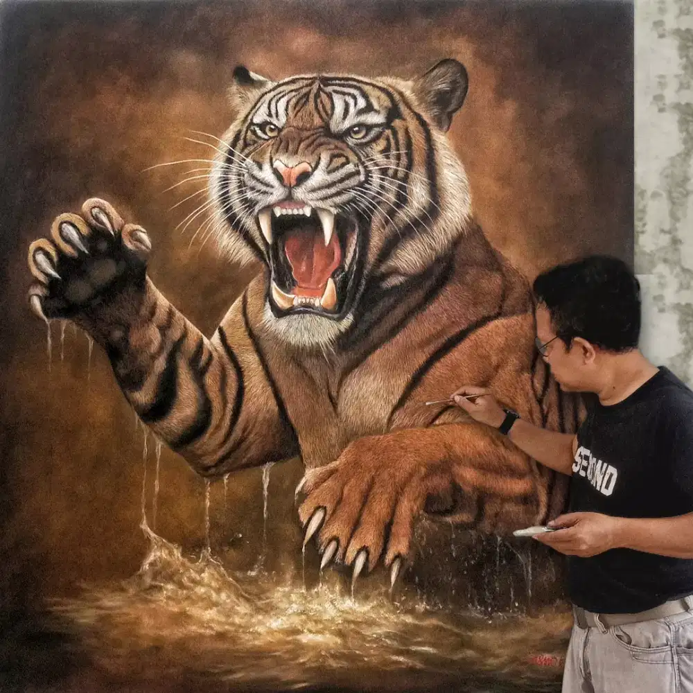Lukisan harimau
