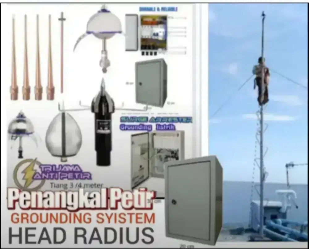 Agen ahli jasa pasang penangkal petir dan grounding mesin