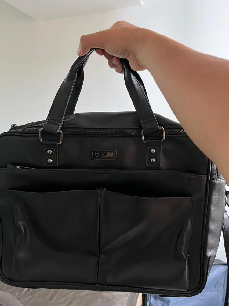 Tas Kulit Selempang Coklat