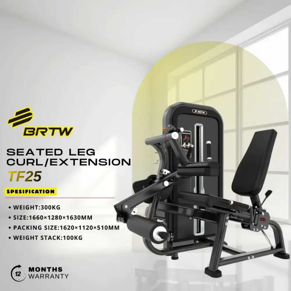 Seated Leg Curl Extension Brtw TF25 Alat Fitness Gym Import