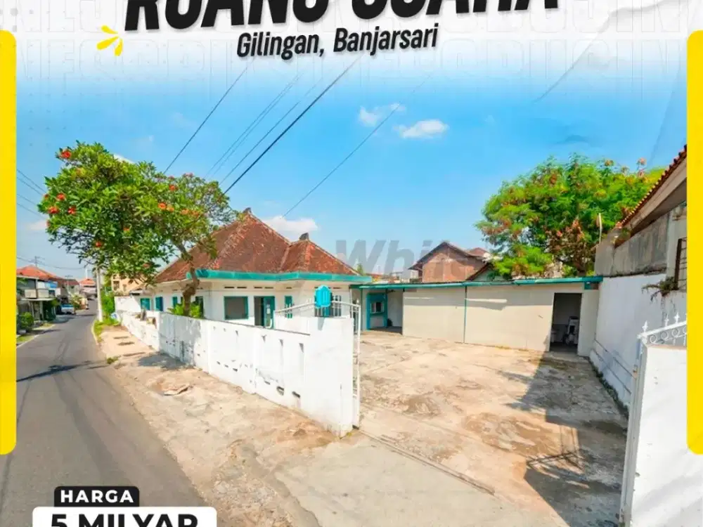 Di Sewa Ruang Usaha di Gilingan ,Banjarsari, Surakarta