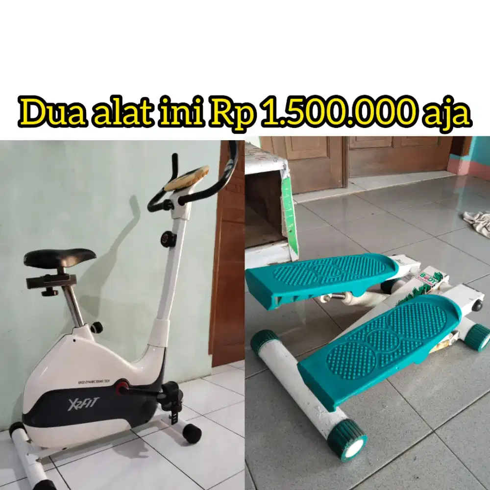 Dijual sepeda statis / sepeda fitness bonus mini stepper