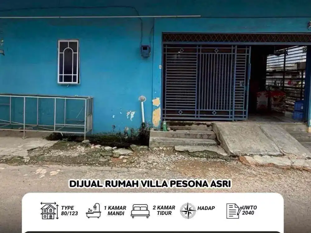 dijual cepat villa pesona asri