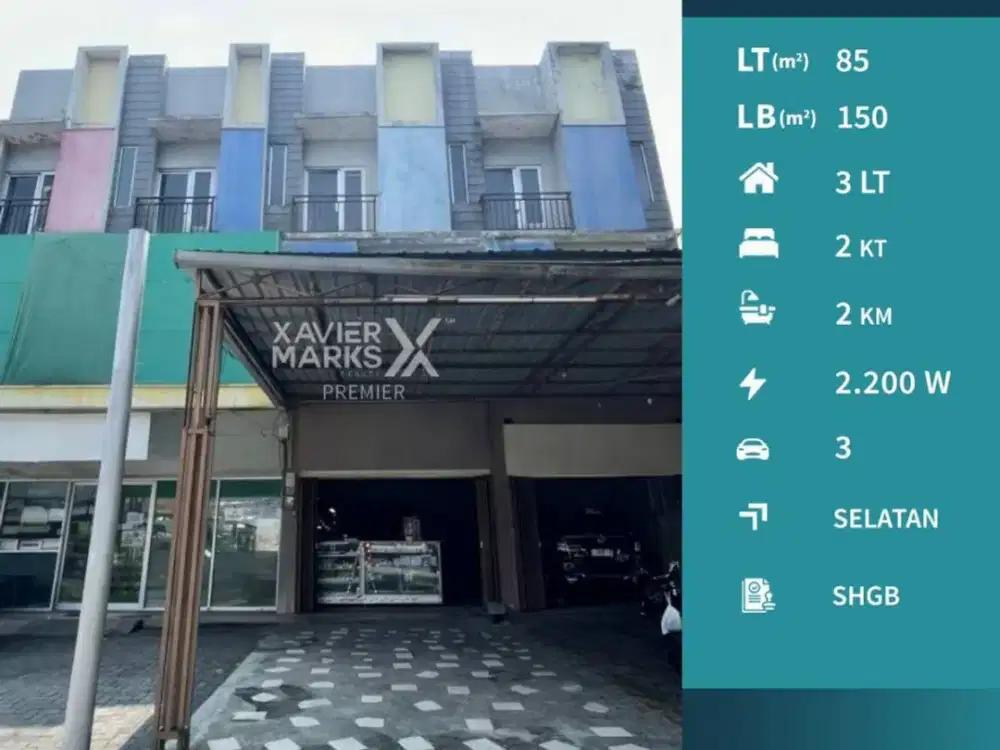 Dijual Murah Ruko Strategis di Nol jalan Sulfat, Blimbing Kota Malang