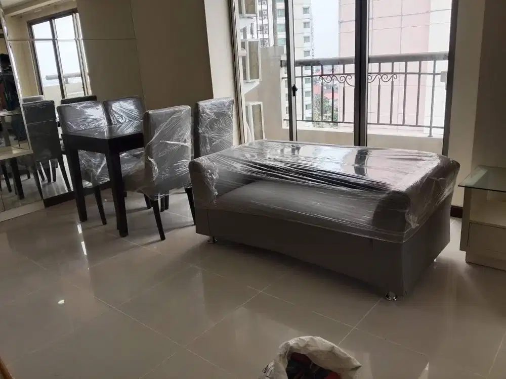 SEWA APARTEMEN WATEPRLACE 3 KAMAR TIDUR HARGA MURAH POL LANTAI RENDAH
