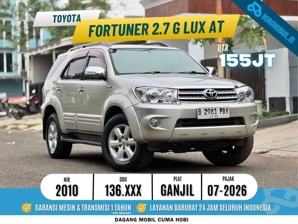 SUV Bensin | Toyota Fortuner G Luxury Bensin Metik 2010 Emas