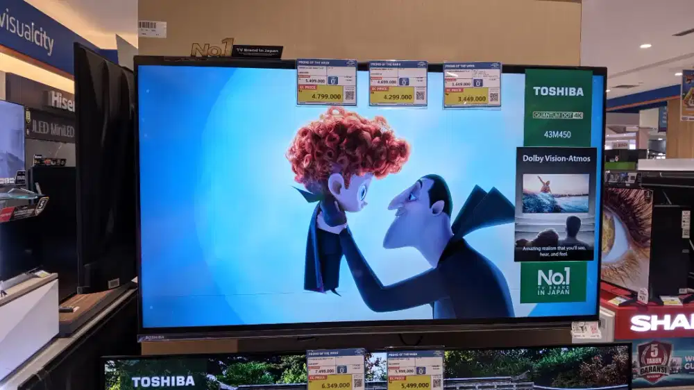 TOSHIBA 4K QLED SMART TV 43