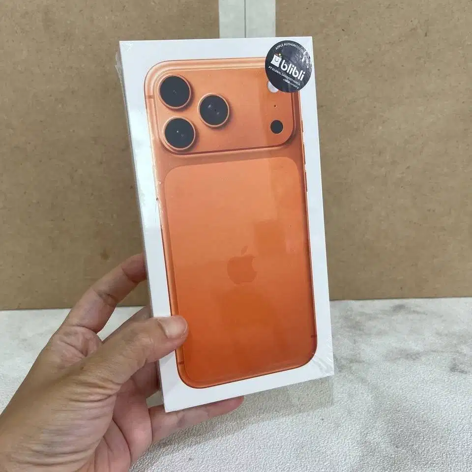 iPhone 17 Pro Max 256GB Garansi resmi NEW BNIB Cosmic Orange