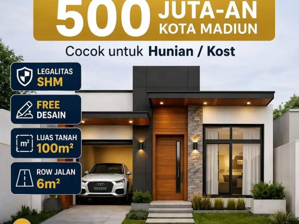 DIJUAL RUMAH SIAP BANGUN, LOKASI DI SERAYU DEKAT KAMPUS POLTEK