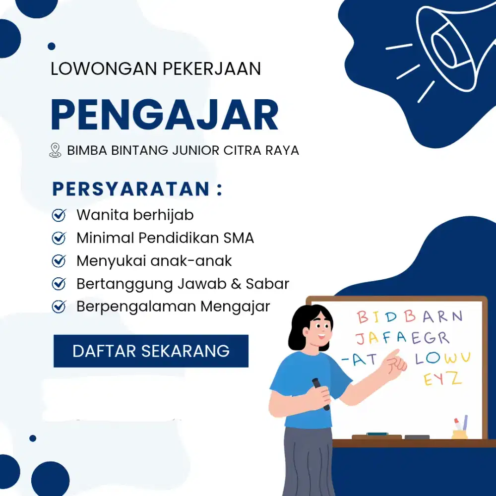 Loker Guru Secepatnya