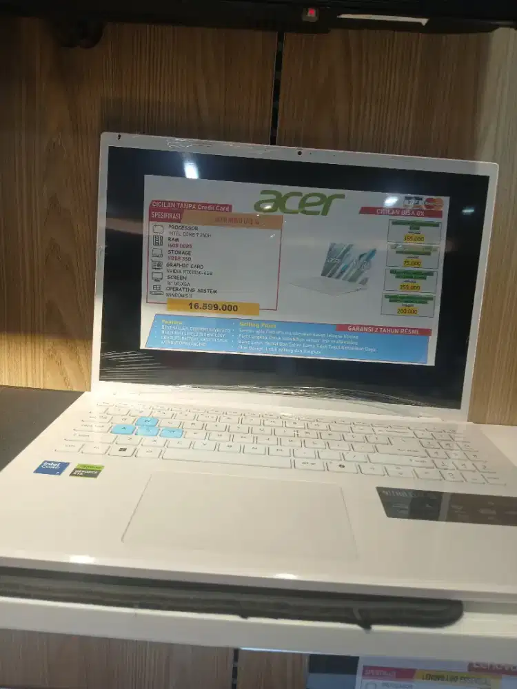 Promo cicilan laptop Acer nitro lite 16 bunga 0% free2x cicilan