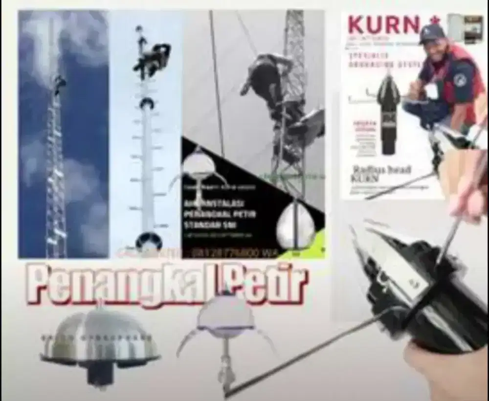 Spesialis ahli jasa pasang penangkal petir dan grounding mesin