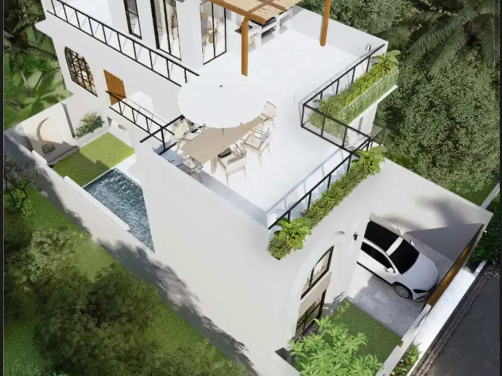 BRAND NEW VILLA MEWAH 3 LANTAI SEMI MEDITERANIA DI UNGASAN BALI