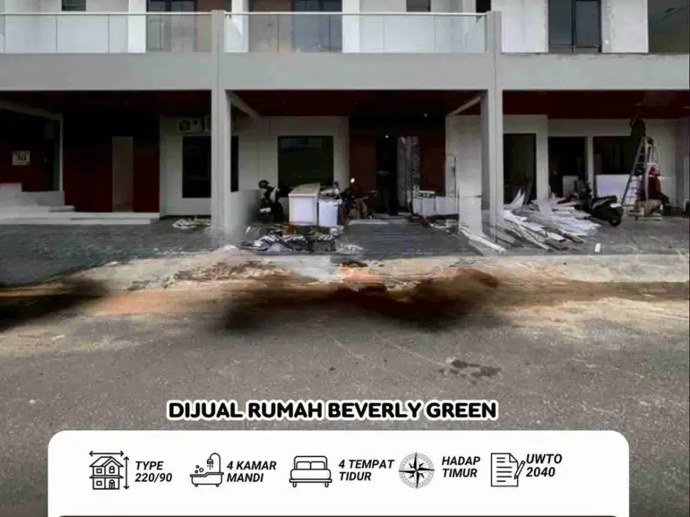 Dijual cepat rumah beverly green batam center
