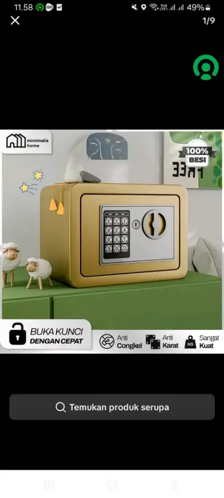 Brangkas mini besi