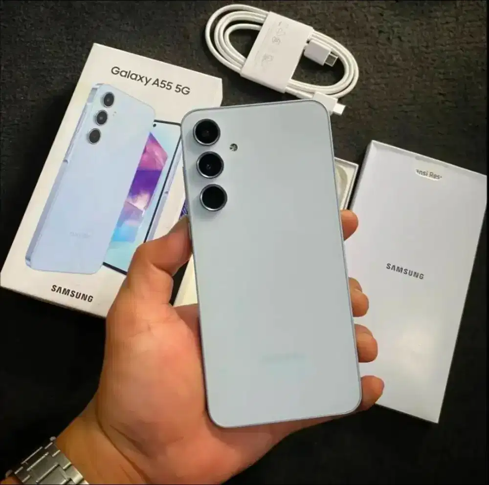 Samsung A55 5g ram 8/256 gb fullset mulus