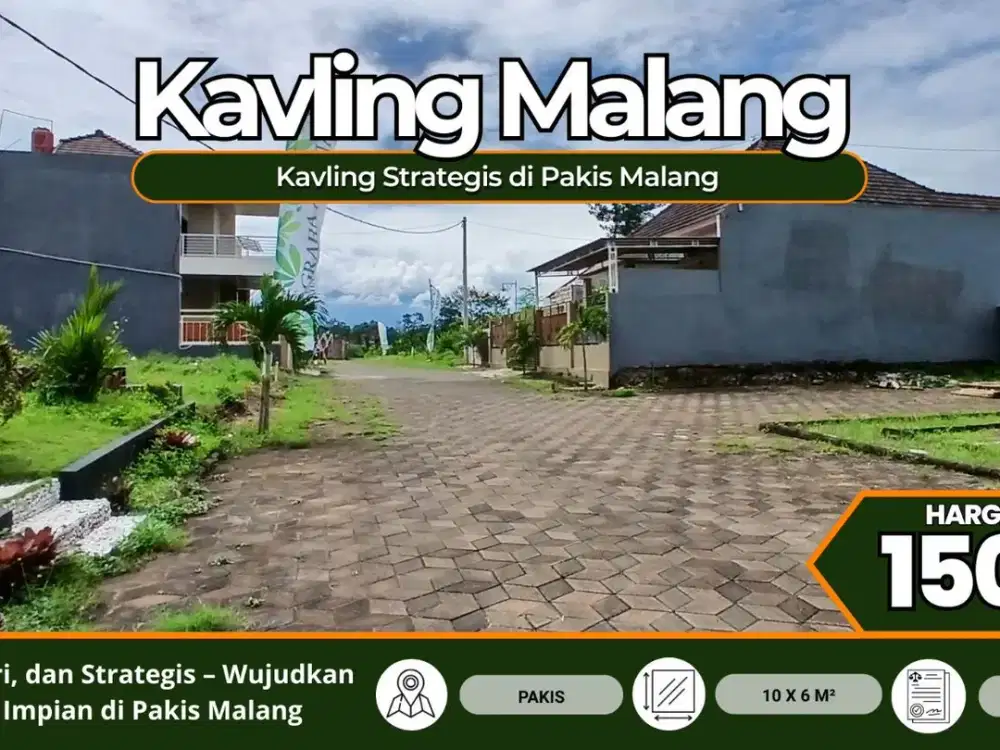 Tanah Malang 2 Menit Bandara ABD saleh