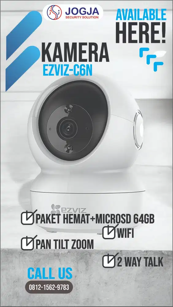 EZVIZ C6N 2MP - CCTV Putar 360 Derajat Jernih
