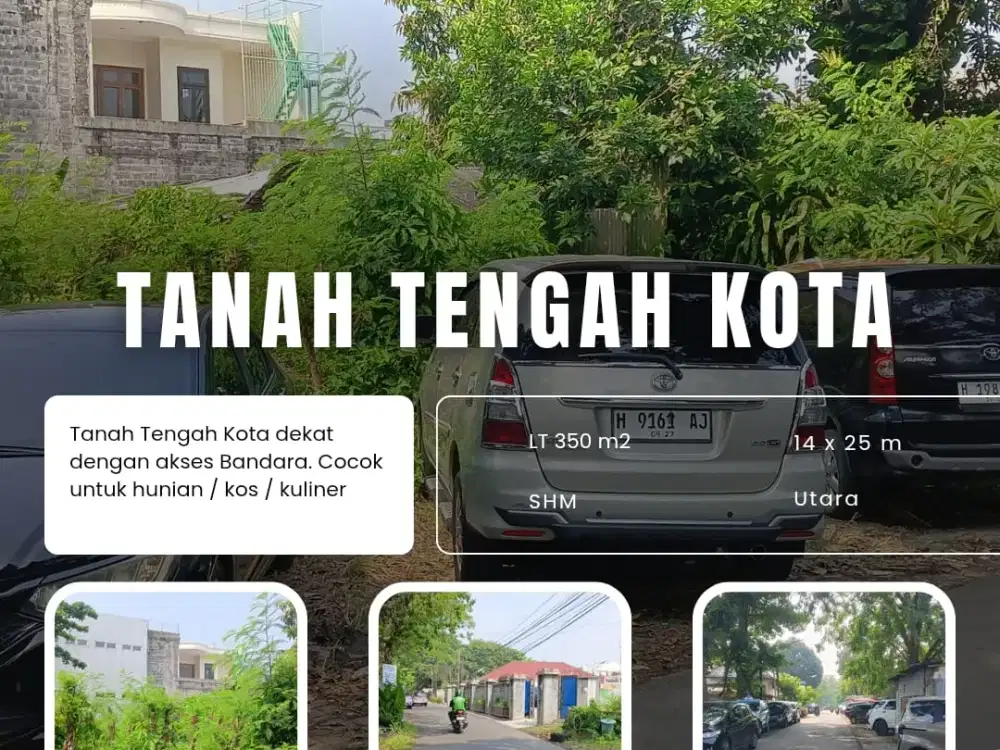 Tanah Siap Bangun Untuk hunian, Kos, Kafe, Bengkel, Karangayu Semarang Barat