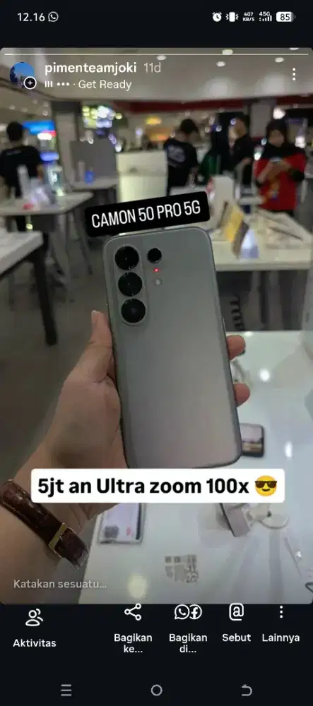 Tecno Camon 50 pro 5G BARU