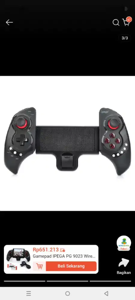 Gamepad ipega 9023 Bluetooth