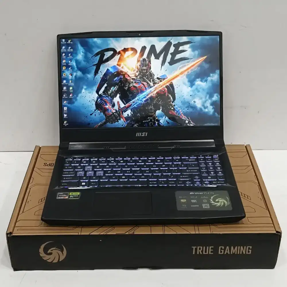 Laptop MSI Bravo 15 c7v Ryzen 7- 7735HS RTX 4060 (8GB) RAM 16/ SSD 512