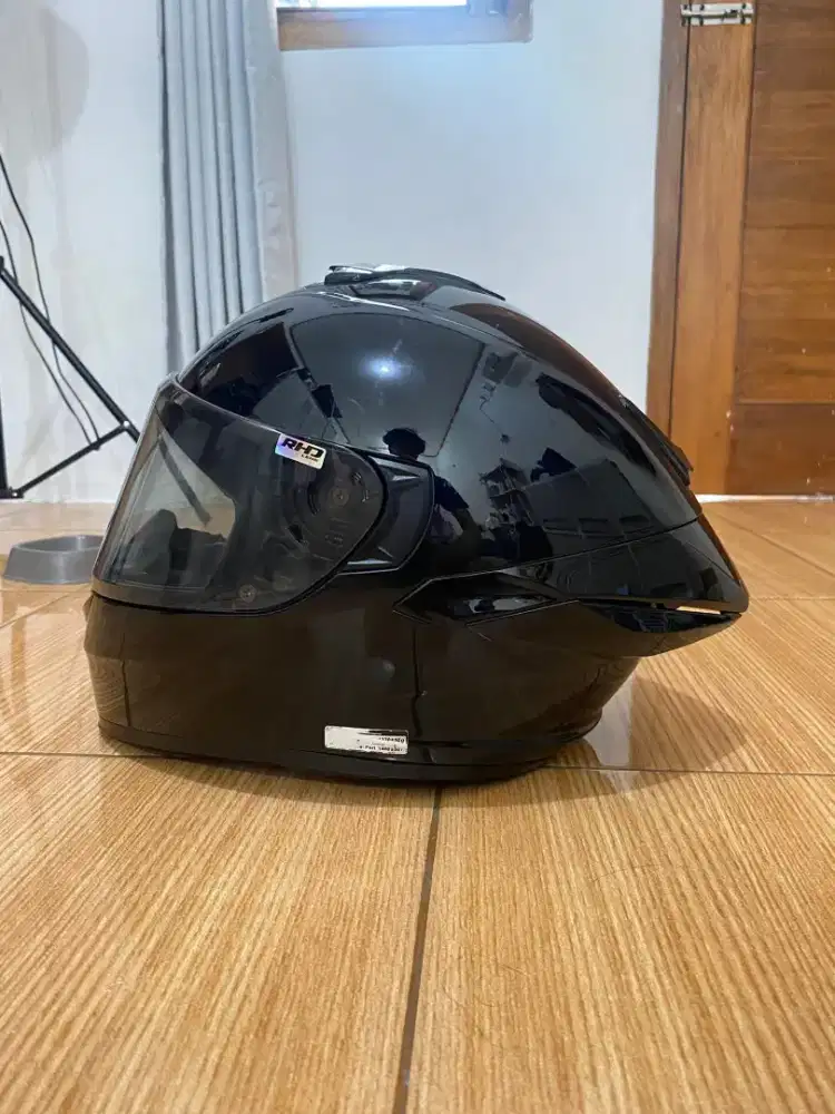 helm nhk mark 1 hitam glossy mulus