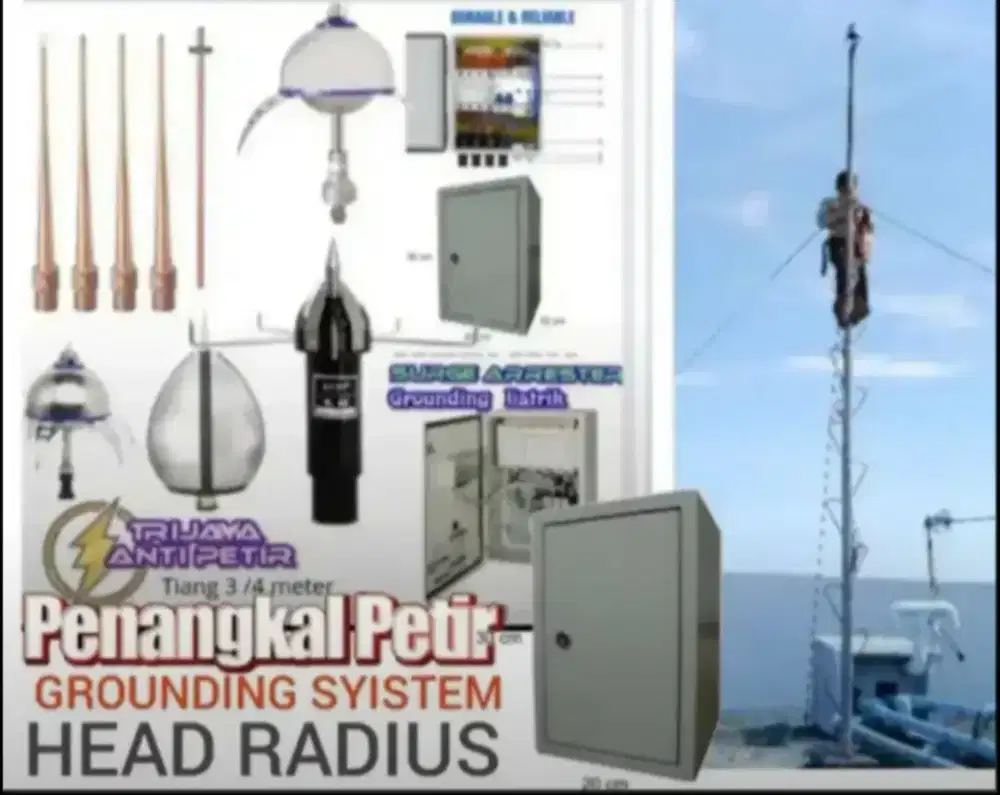 Spesialis ahli jasa pasang anti penangkal petir dan grounding mesin