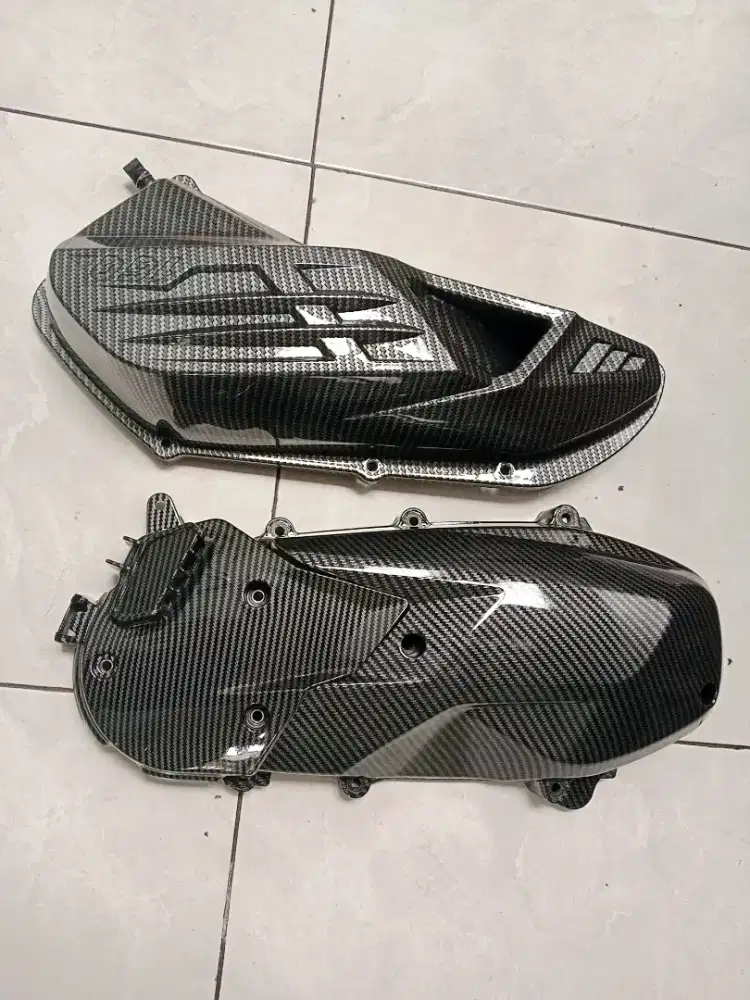 COVER BOX CVT+FILTER CARBON VARIO 160 MASIH BARU NO MINES