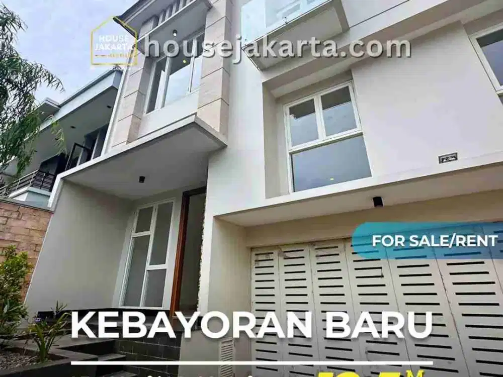 Rumah Kebayoran Baru Prime Area Dekat Gandaria City & Pondok Indah