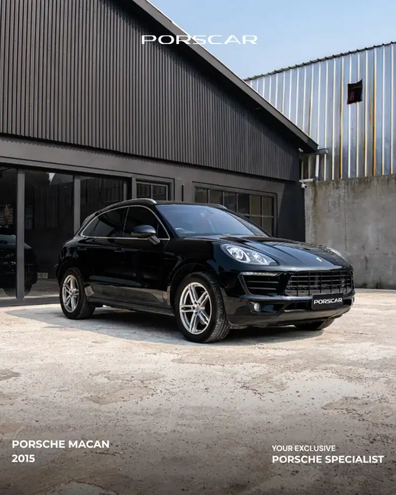 PORSCHE MACAN 2.0L 2015 HITAM | BISA NEGO | COCOK PORSCHE PERTAMA