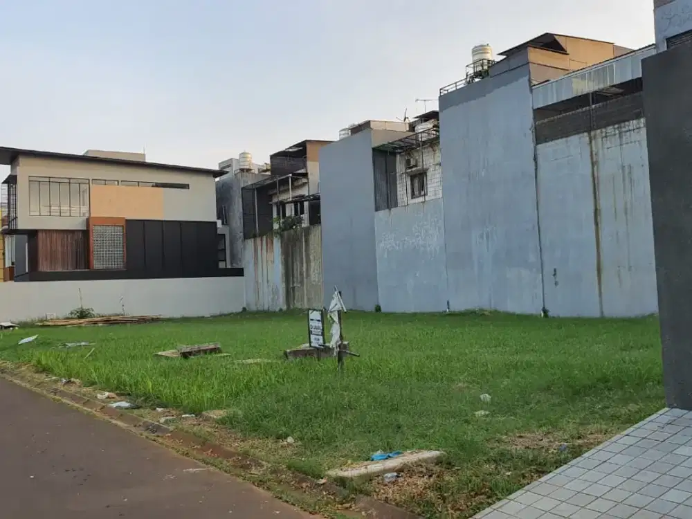 DIJUAL ATANH KAVLING HADAP TIMUR DI GADING RESIDENCE KELAPA GADING