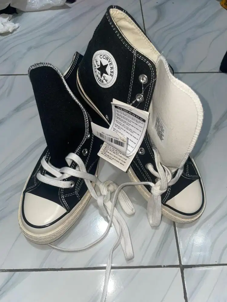 Sepatu Converse High Hitam Original Kondisi Mulus Size 44