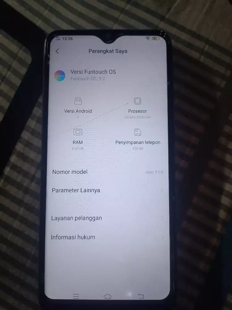 Di jual HP Vivo Y19