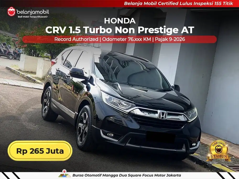 [ BERGARANSI ] Honda CRV CR-V CR V 1.5 Turbo Non Prestige AT 2019 2020