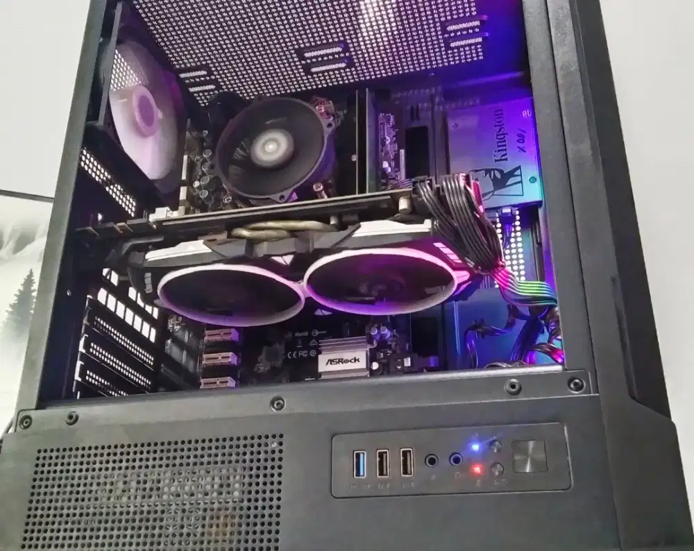 PC gaming core i7 7700 siap pakai