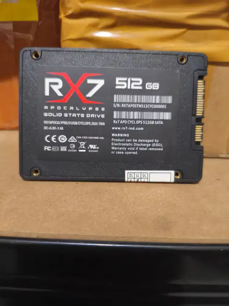 SSD SATA 512GB rx7