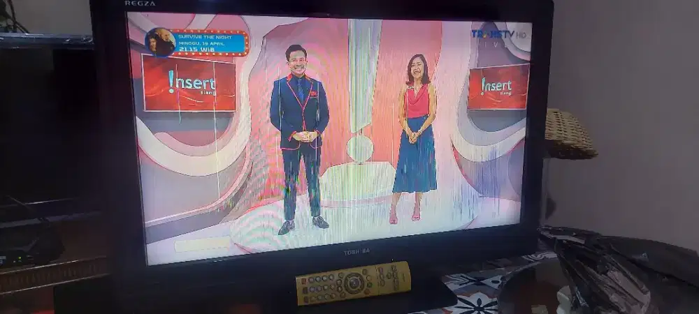 TV Toshiba Regza 32 inch kondisi Berbayang