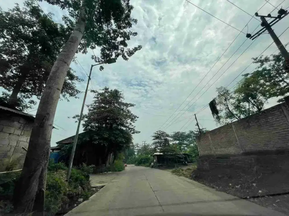 Sewa Gudang Ngoro Mojokerto  30 mnt Bundaran Apolo akses jalan cor