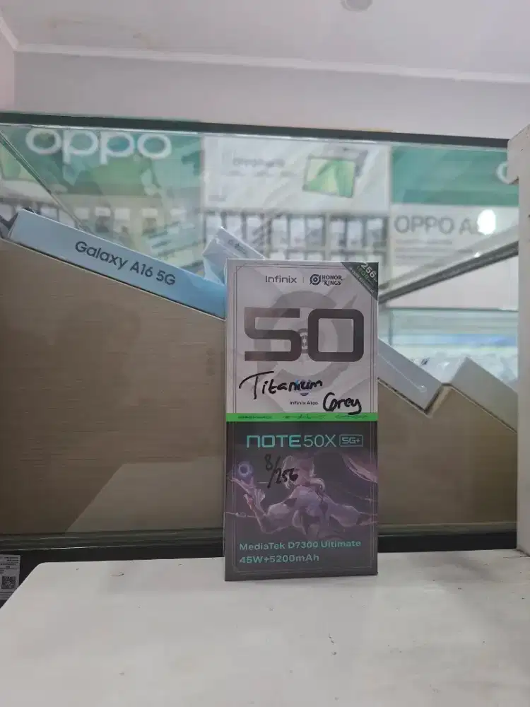 INFINIX NOTE 50X 5G 8/256 NEW MURAH GARANSI RESMI